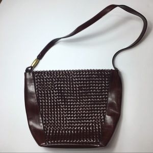 Liz Claiborne Chocolate Brown Woven Purse